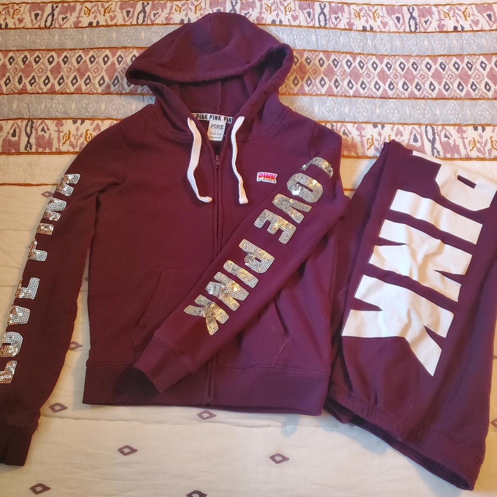 PINK hoodie & pants set
